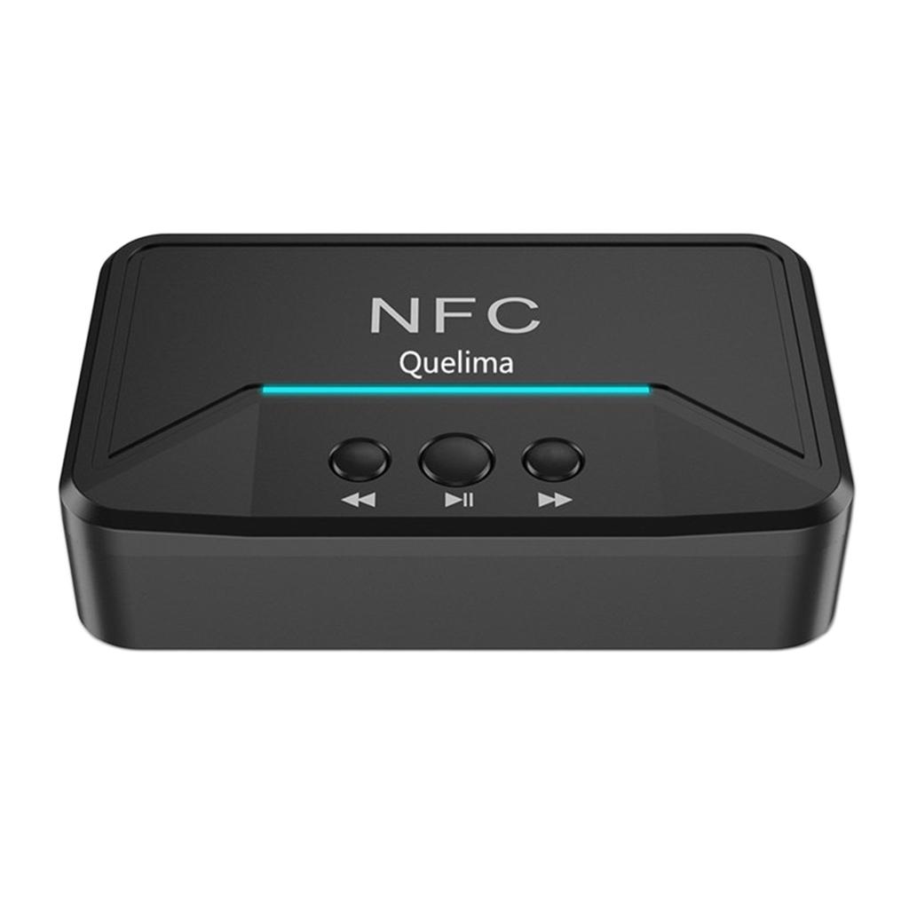 3.5mm Wireless Bluetooth5.0 Jack Audio Receiver Speaker Headphone Black