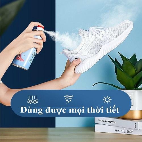 Chai Xịt Khử Mùi Hôi Giày Dép Hôi Chân Tất Vớ Làm Thơm Tủ Giày Công Nghệ Nano Bạc Tiên Tiến Hiệu Quả