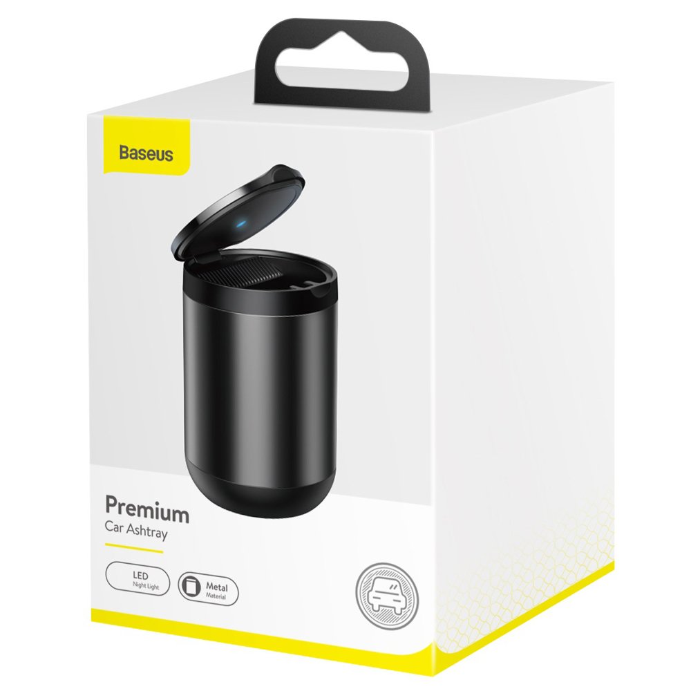 Gạt tàn thuốc trên ô tô Baseus Premium Car Ashtray HÀNG NHẬP KHẨU