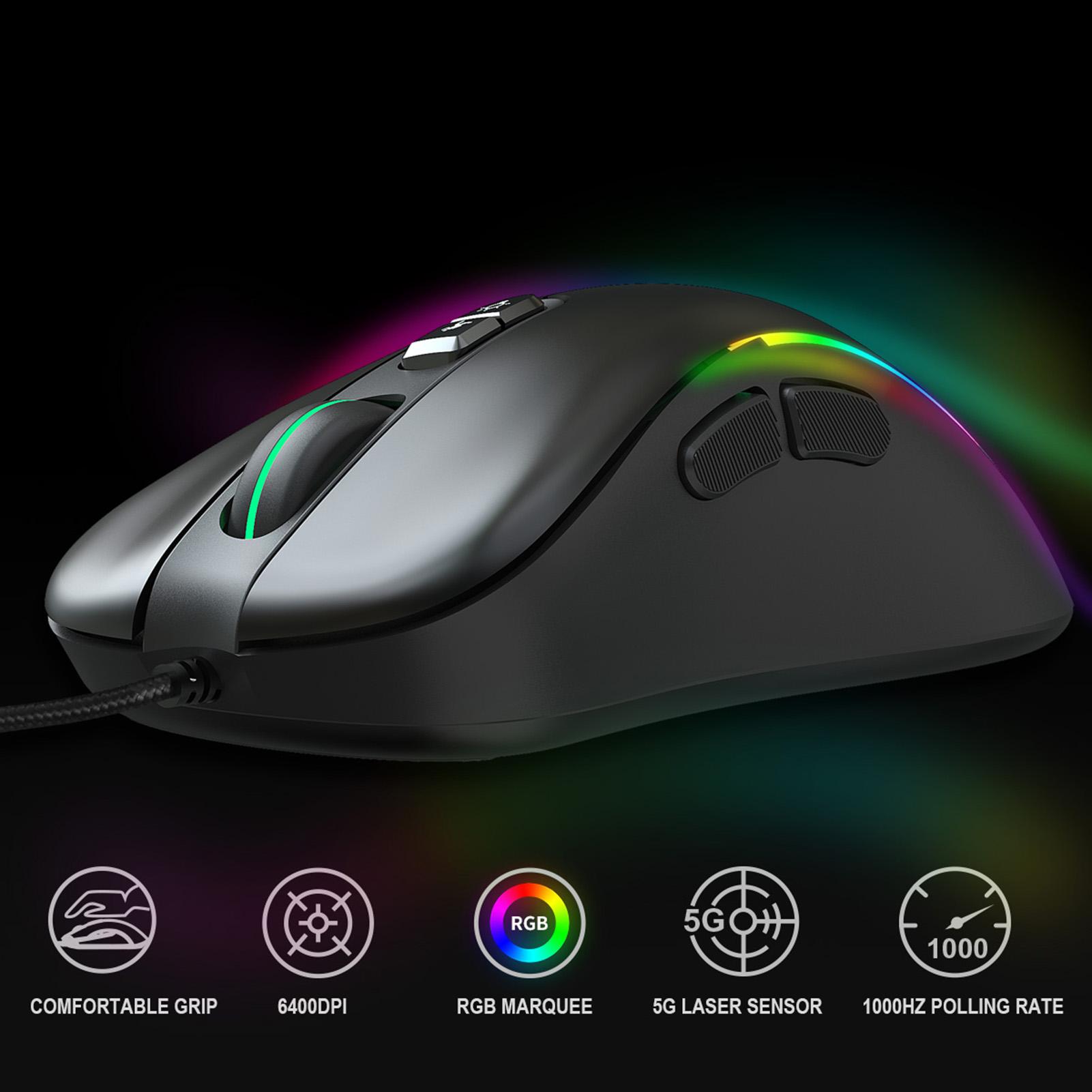 Tổ hợp bàn phím và chuột HXSJ J300 + V400 có thể lập trình ánh sáng RGB