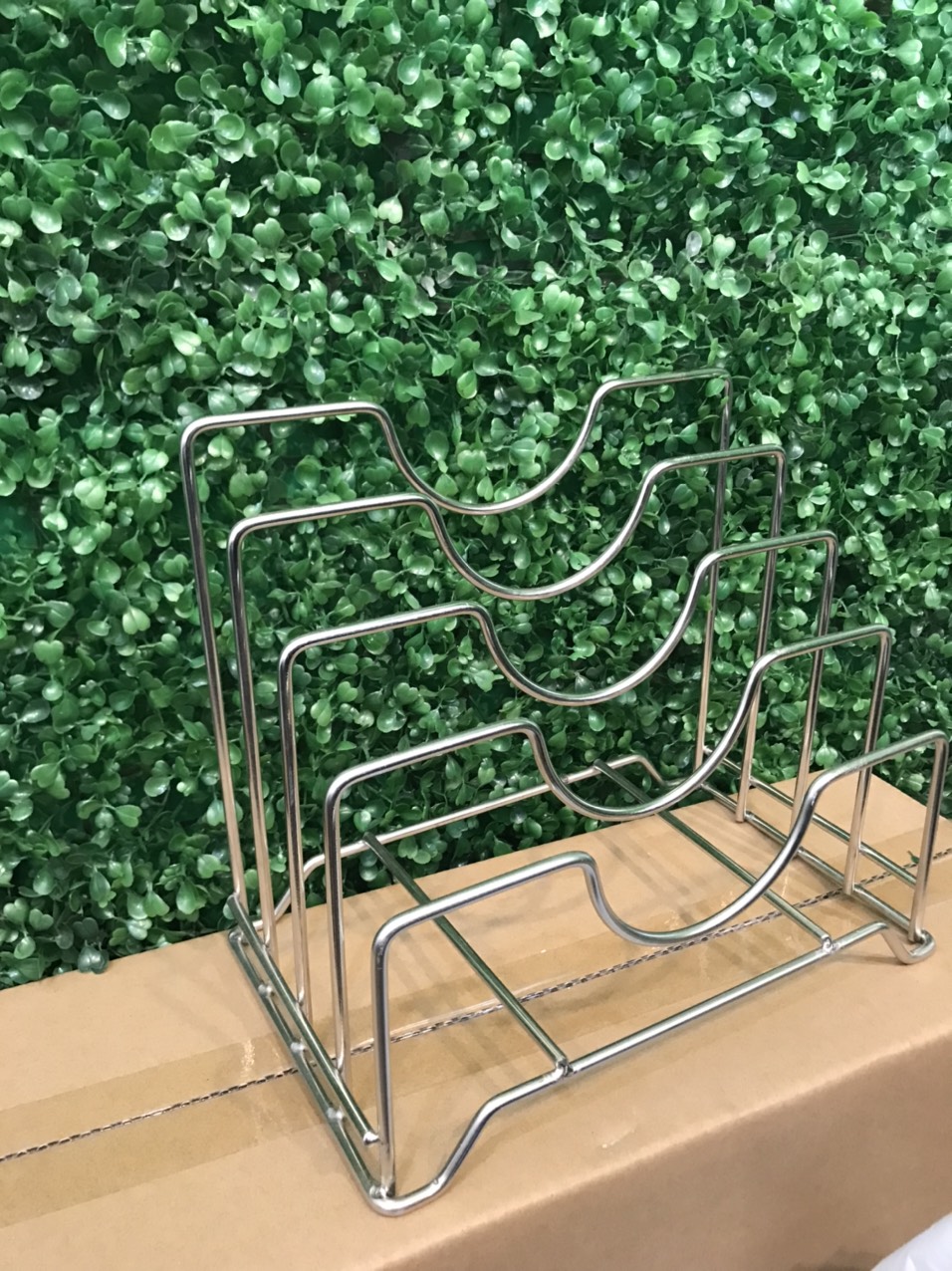 SUS304 - Kệ úp vung nồi thớt Inox Cao Cấp