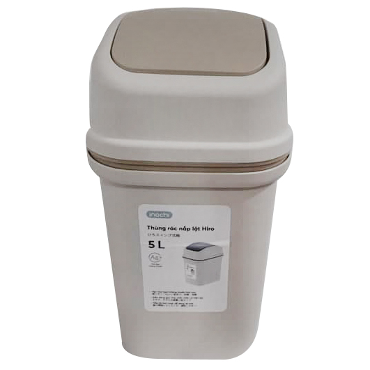 Thùng rác nắp lật Hiro 5L