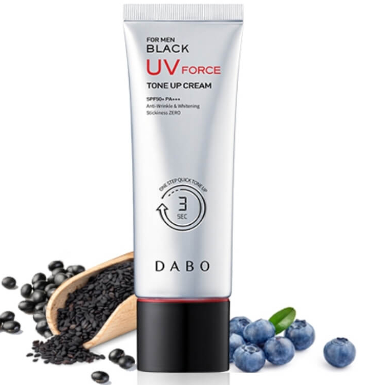 [ Dành cho nam] Kem dưỡng da kết hợp chống nắng dành cho Nam Dabo For Men Black UV Force Tone Up Cream 50ml