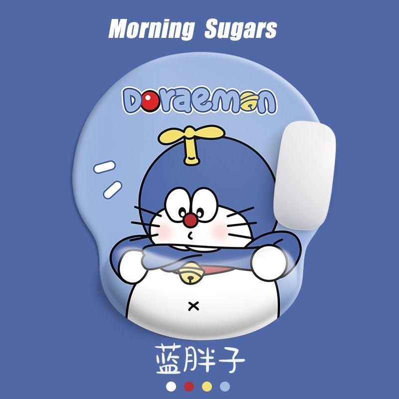 Tấm Lót Chuột Và Bàn Phím Bằng Silicon Mềm Hình Doraemon 3D Dành Cho Nam