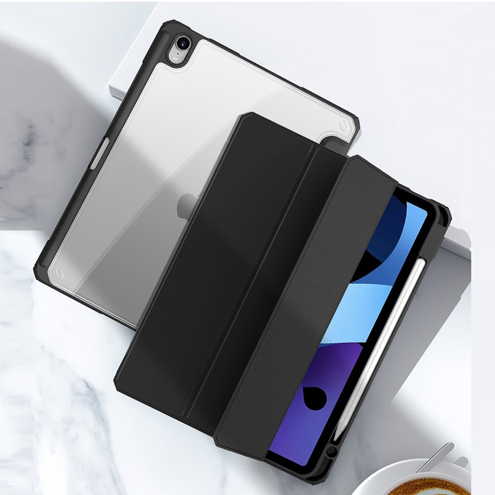 Bao Da Cao Cấp Dành Cho iPad Pro 11 inch 2021/2020/2018 Chính Hãng Mutural Folio Case Lưng Trong Suốt, Chống Sốc, Có Ngăn Đựng Bút Tiện Lợi - Hàng Chính Hãng