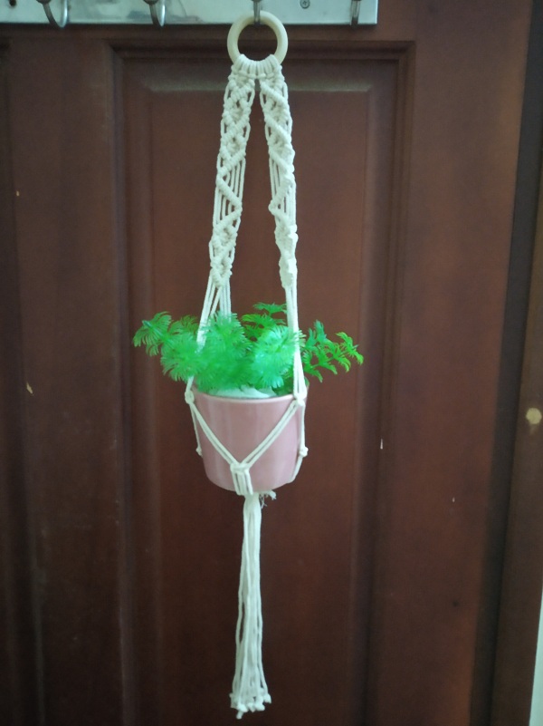 Set 4 dây treo trang trí dây trang trí dây treo chậu cây macrame MAC401