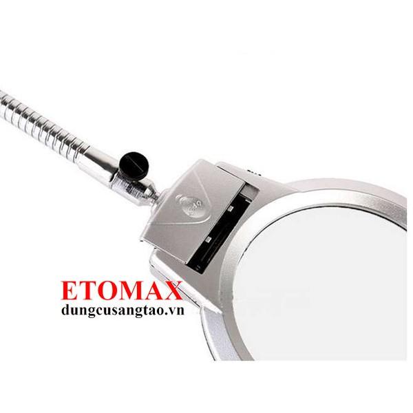 Kính lúp kẹp bàn có đèn MG15124-B