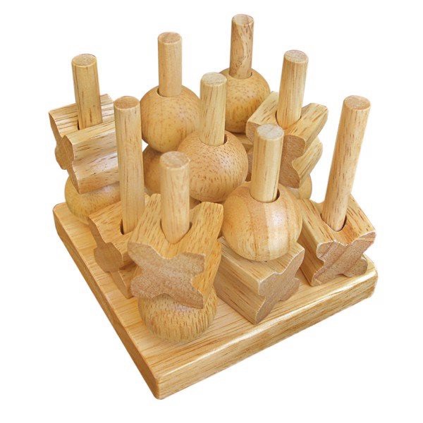 Trò chơi ca rô Winwintoys - Cờ Caro 3D gỗ tự nhiên 100% an toàn, rèn luyện trí thông minh và khả năng quan sát