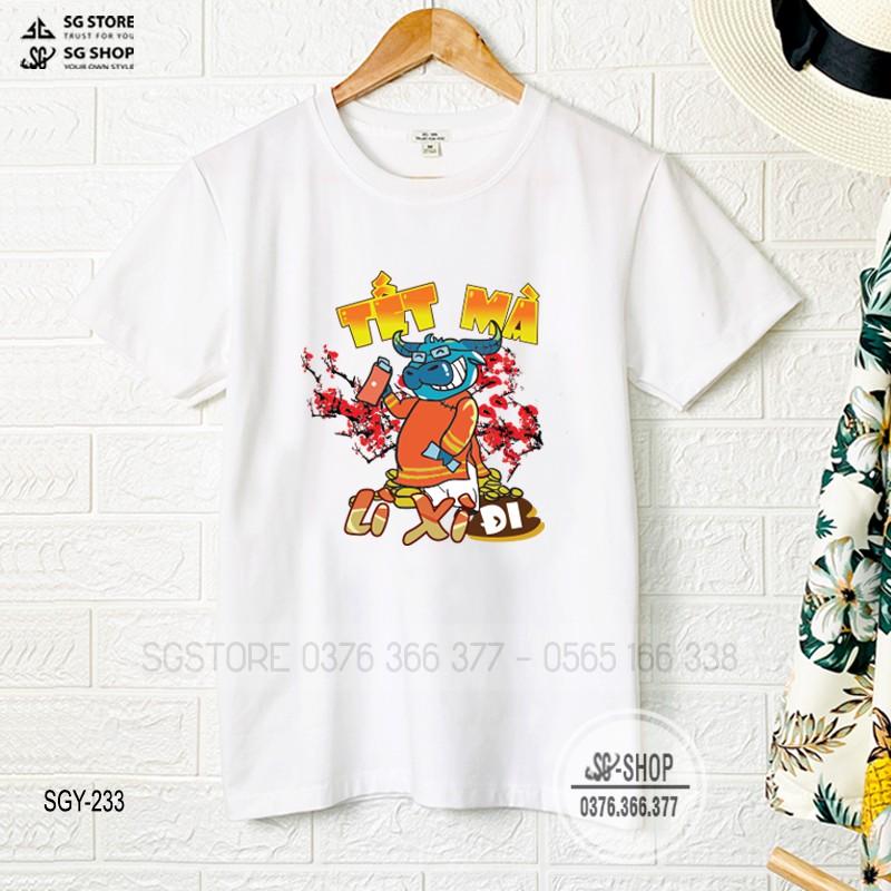 Áo thun Tết mà Lì xì đi - Tân Sửu - Đủ size cho gia đình | SGSHOP