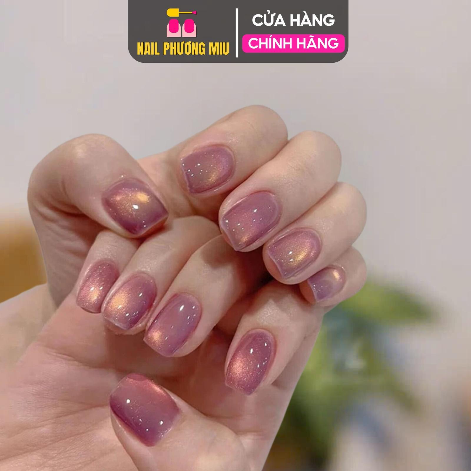Sơn Mắt Mèo Cực Quang Bướm Lửa Hồng Vendeeni Chai Lẻ 15ml Sáng Lấp Lánh, Sơn Gel Mắt Mèo Phản Quang Siêu Hot Làm Nail Nữ Women