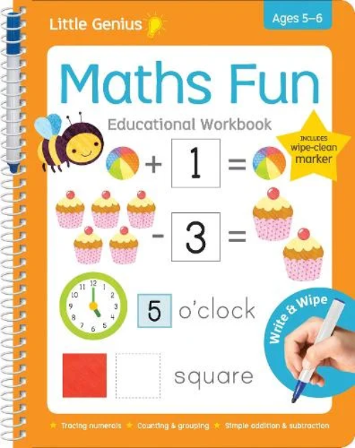 Sách thiếu nhi tiếng Anh: Little Genius: Maths Fun