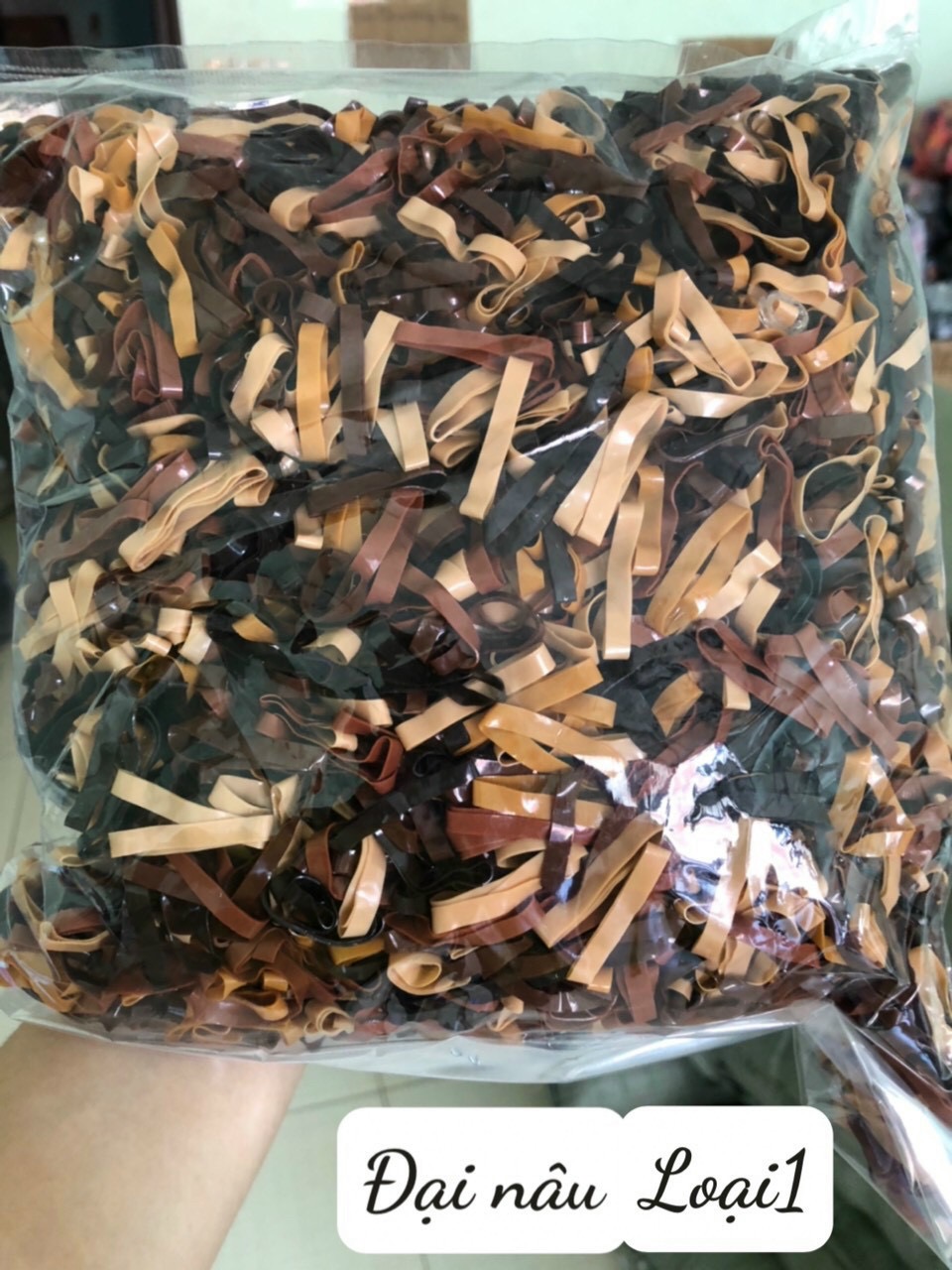 Dây Thun Cột Tóc - Socola 100G