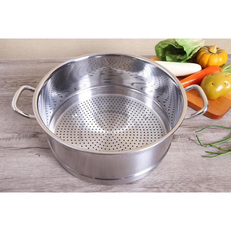 Ngăn xưng hấp inox Viet Cook,xửng hấp xôi ,đồ xôi bánh... inox size 24,26,28, 30,32( CHÍNH HÃNG VN)