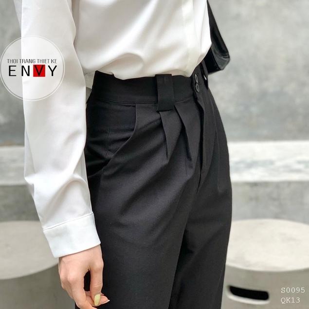 Quần baggy nữ công sở ENVY QK13 cotton lạnh