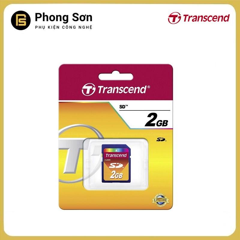 Thẻ nhớ máy ảnh SD 2GB Transcend , Chính hãng