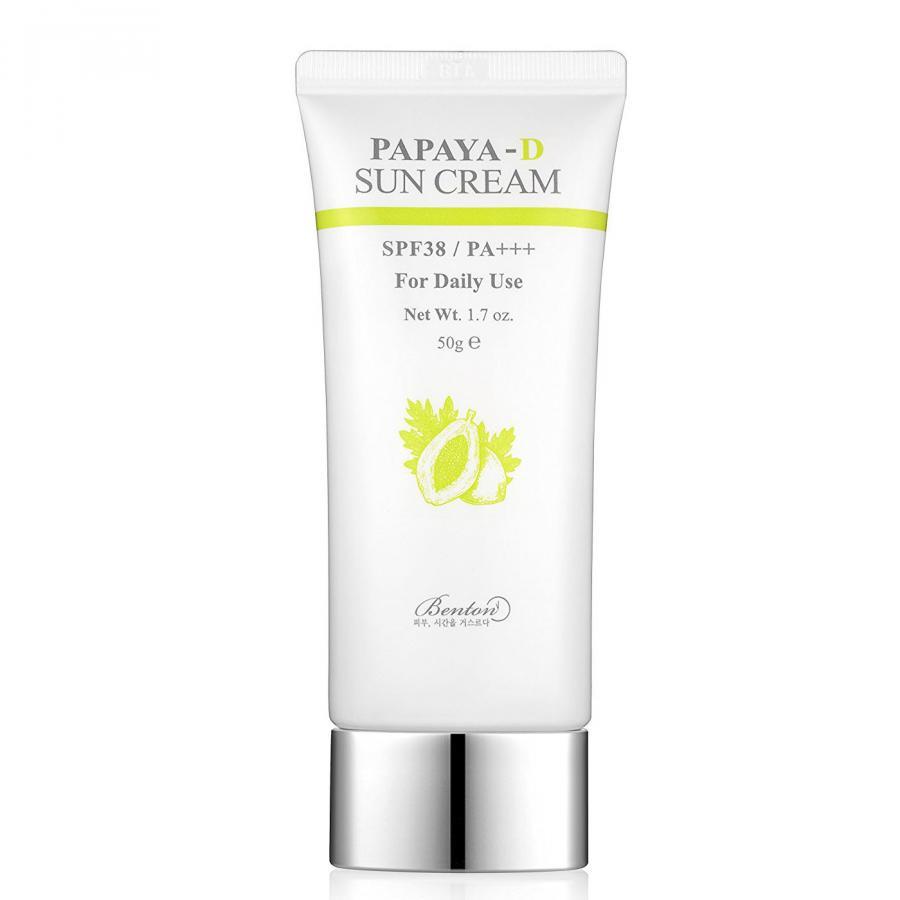 Kem chống nắng dưỡng da hằng ngày Benton Papaya-D Sun Cream SPF38 / PA+++ 50g