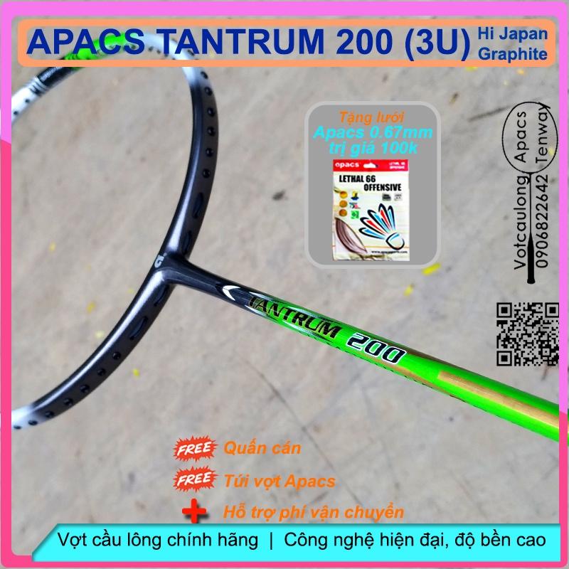 TangLuoi_Vợt cầu lông Apacs Tantrum 200 - 3U | Vợt 3U cân bằng công thủ, huyền thoại Apacs