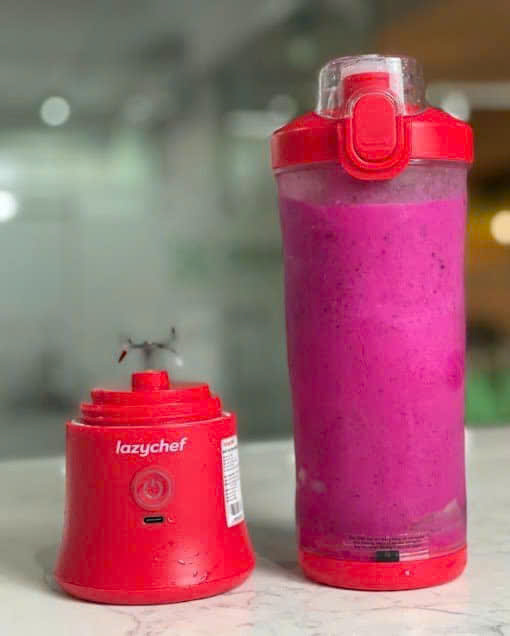 [Hàng chính hãng] Máy xay cầm tay Lazychef 3in1 Version2 600ml (LC-02ST) - Kháng nước ưu việt - Dung tích lớn hơn - Đa dạng tính năng (xay đá - xay thô - xay smoothie) - Lưỡi dao 6 cánh răng cưa ĐỘC BẢN