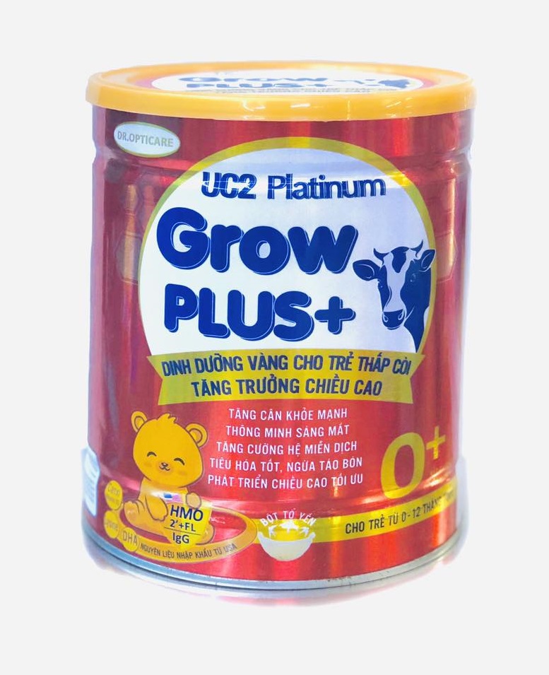 Sữa bột UC2 GROW PLUS 0+ lon 800G (dành cho trẻ suy dinh dưỡng)