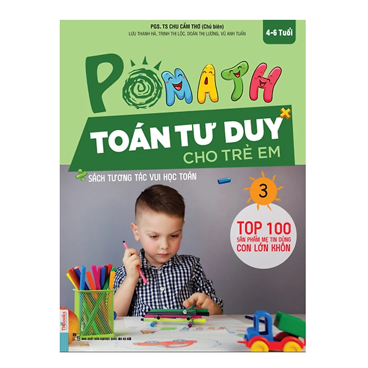Sách POMath - Toán Tư Duy Cho Trẻ Em 4-6 Tuổi
