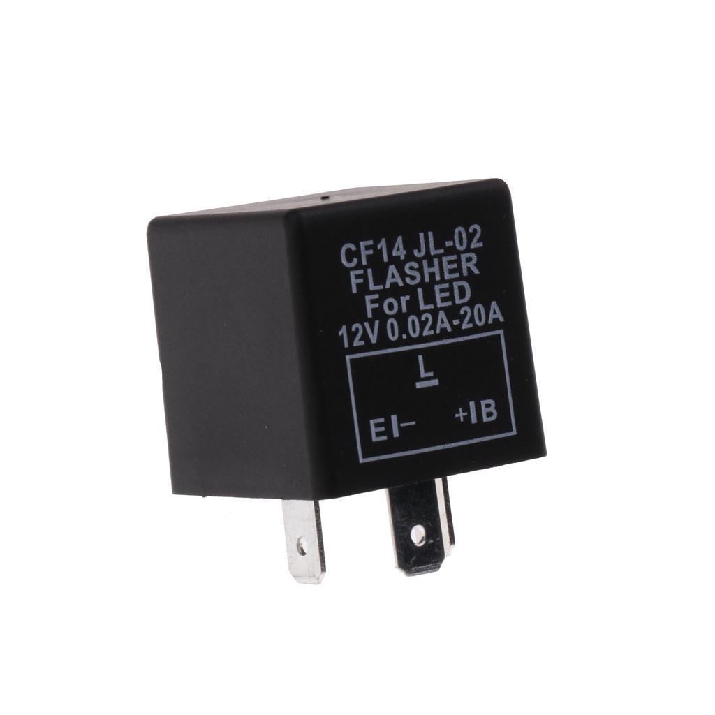 JL-02 3 Pin Flasher Relay 20A 12V   Flash Controller