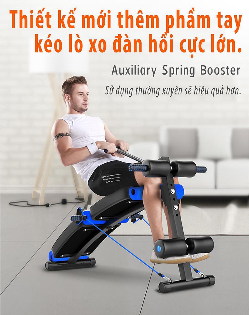 Ghế Tập Bụng Cong Muse Màu Có Chốt Gập BG SU-118