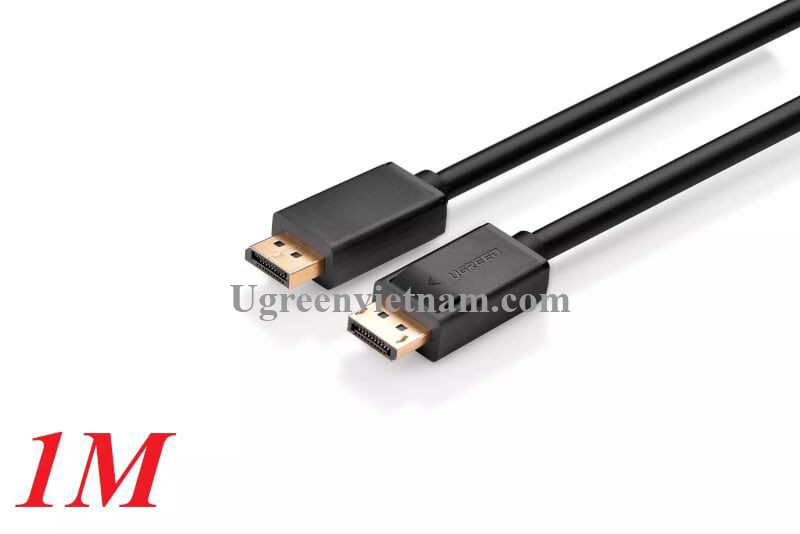 Cáp Displayport to Displayport Ugreen 10244 dài 1m cao cấp - Hàng chính hãng