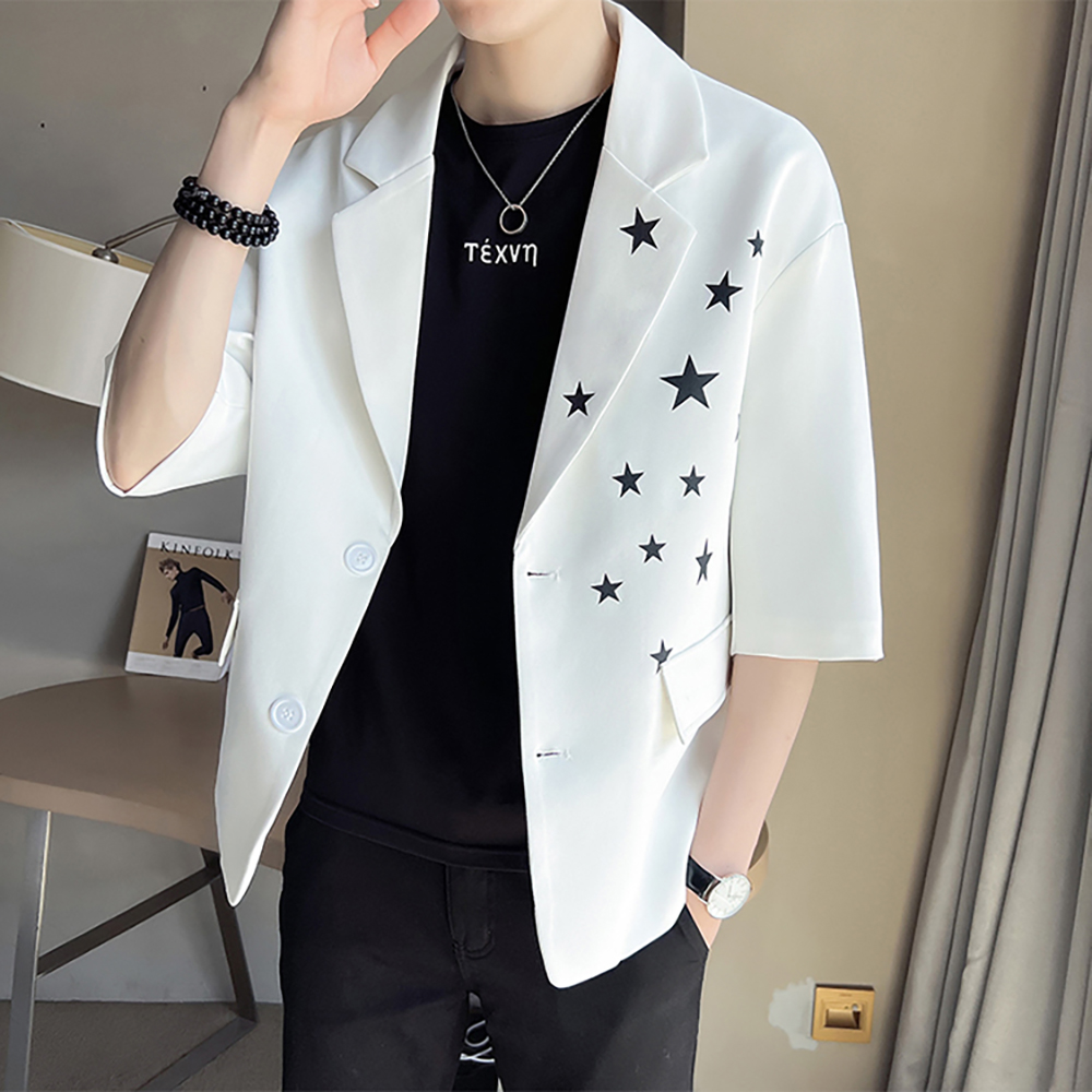 Áo vest nam tay lỡ thời trang cao cấp in hình ngôi sao, phong cách trẻ trung, năng động cá tính thời thượng. Chất vải Polyesster ít nhăn, ít nhàu mã H74
