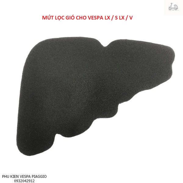 Mút Lọc Gió Vespa LX / S / LXV