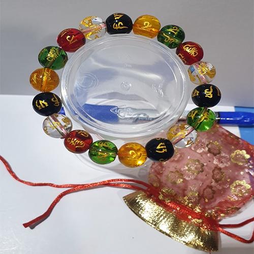 Vòng tay chuỗi đá OM MANI nhiều kích thước