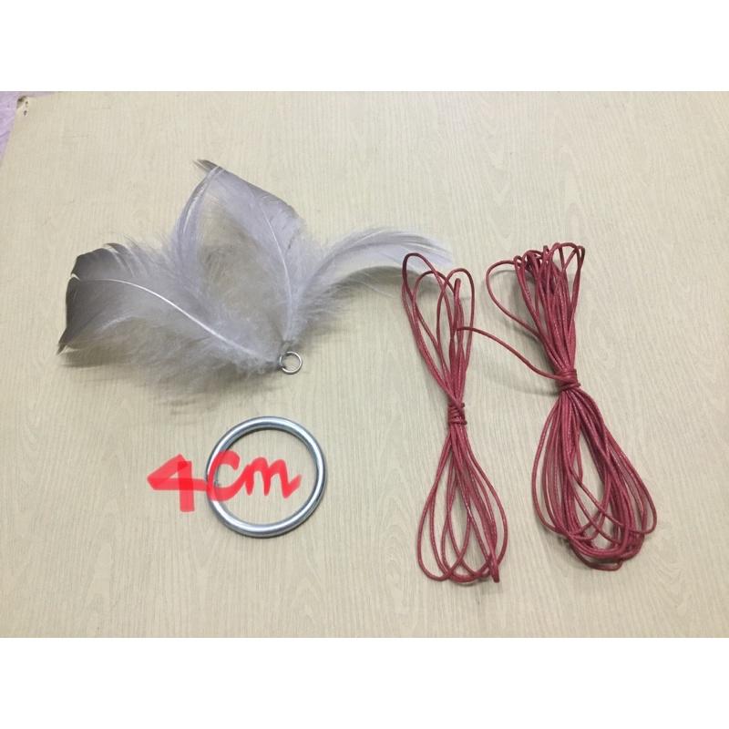 MẪU.1 dreamcatcher treo trang trí, làm móc khóa - mẫu phối cùng màu
