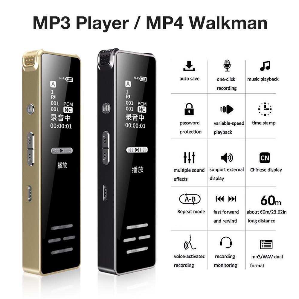 Máy Ghi Âm Chuyên Nghiệp Hỗ Trợ Thẻ Nhớ Mp3 Mp4