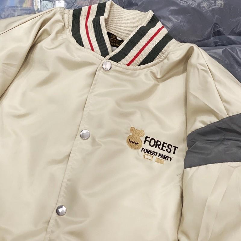 Áo bomber forest ảnh thật