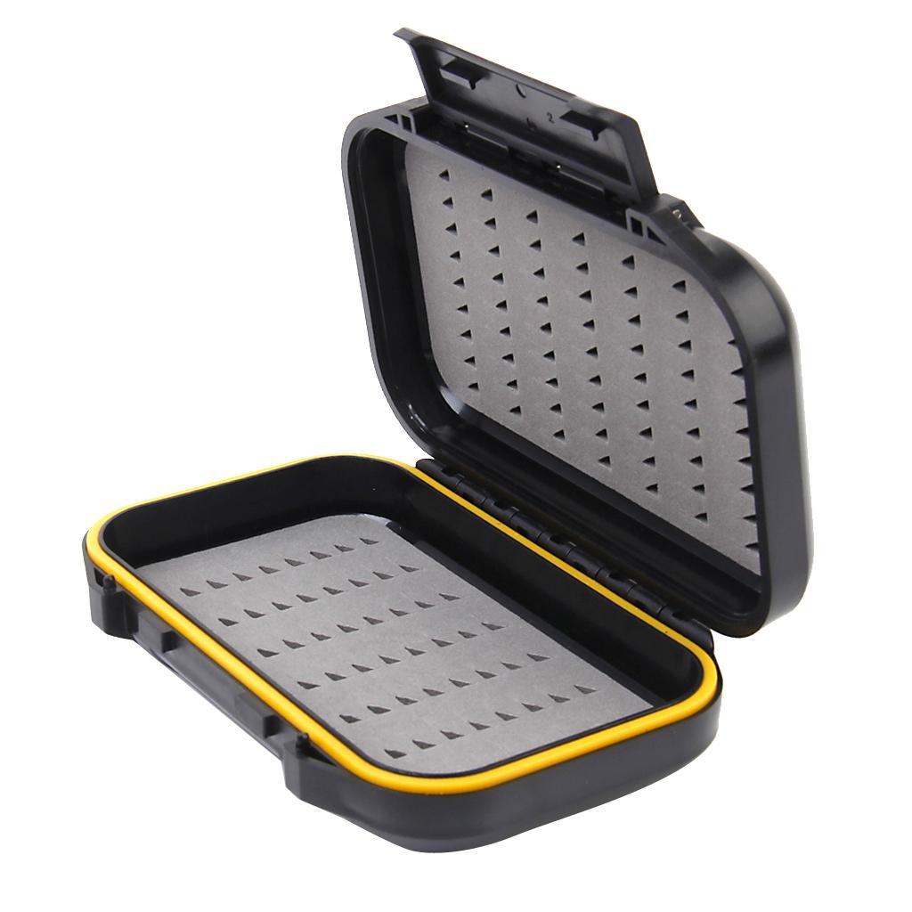 Double-layer Waterproof Fly Box Lure Storage Case with Foam Fly Drying Patch Replacement
