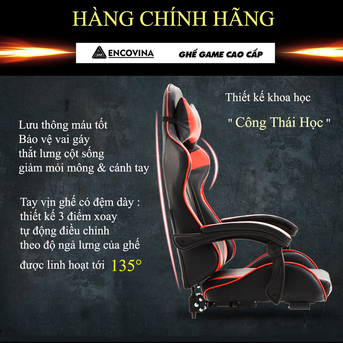 Ghế Chơi GAME 2 trong 1 - Ghế Gaming Cao Cấp Có Đệm Tựa Cổ &amp; Thắt Lưng, Bộ Điều Chỉnh Kép Thay đổi Độ Cao , Ngả Lưng Dễ Dàng - HÀNG CHÍNH HÃNG