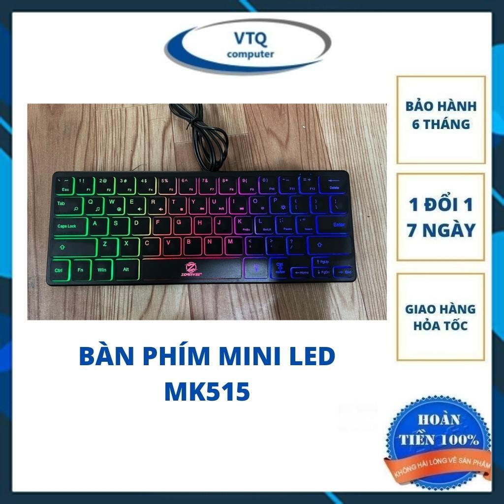 Bộ bàn phím Laptop nhỏ gọn tiện dụng có led, Bàn phím mini 64Key led G_NET