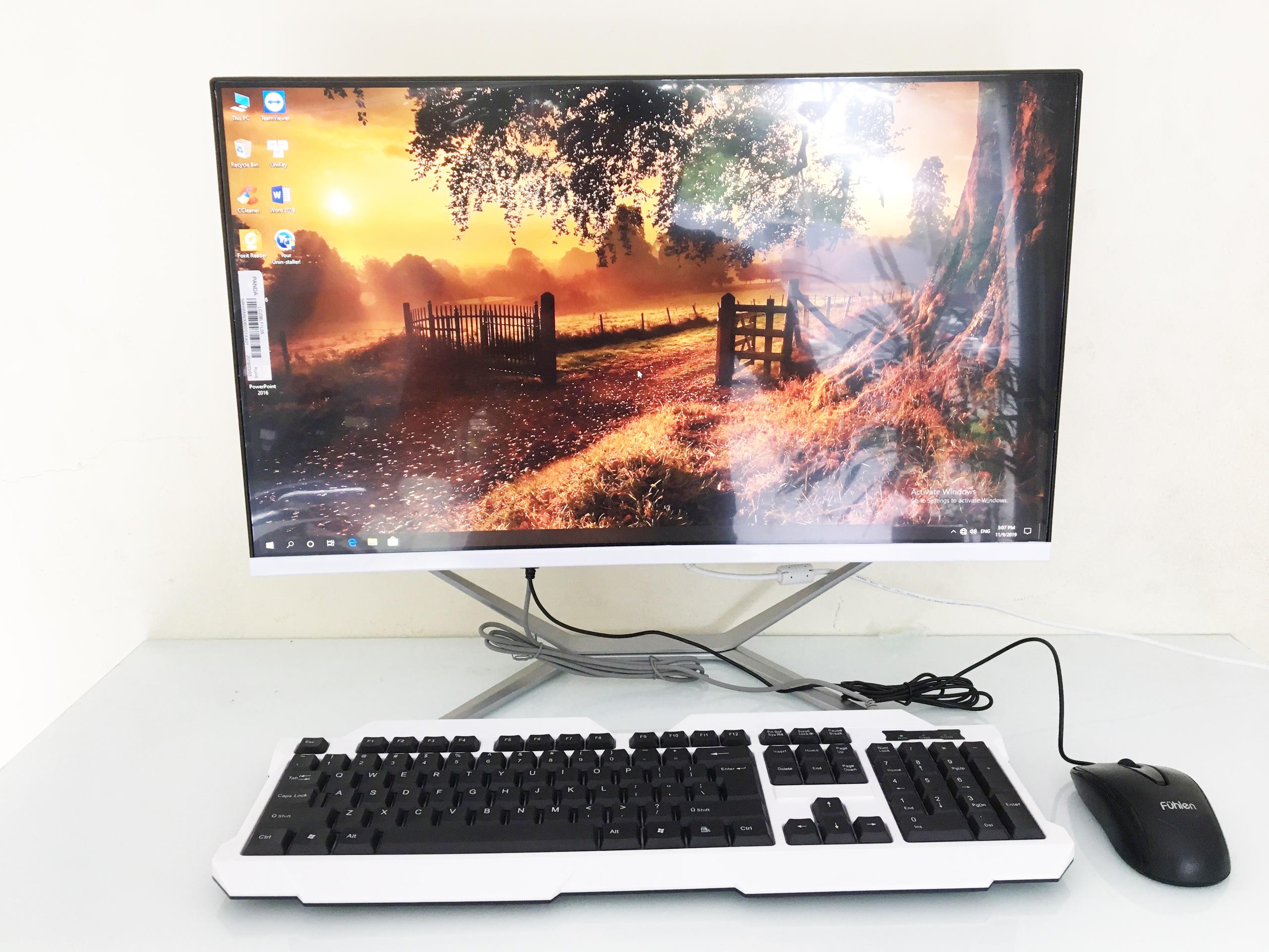 Bộ máy tính all in one AIO Kiwi 24SS ( CPU i3 10100, i5 10400, i7 10700, Ram 16G, SSD 512G) màn hình 27 inch, 2K