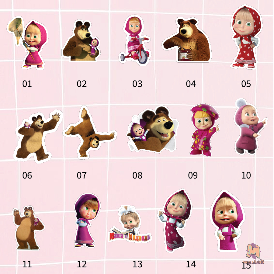 Miếng dán Stickers chủ đề Clash of Clans