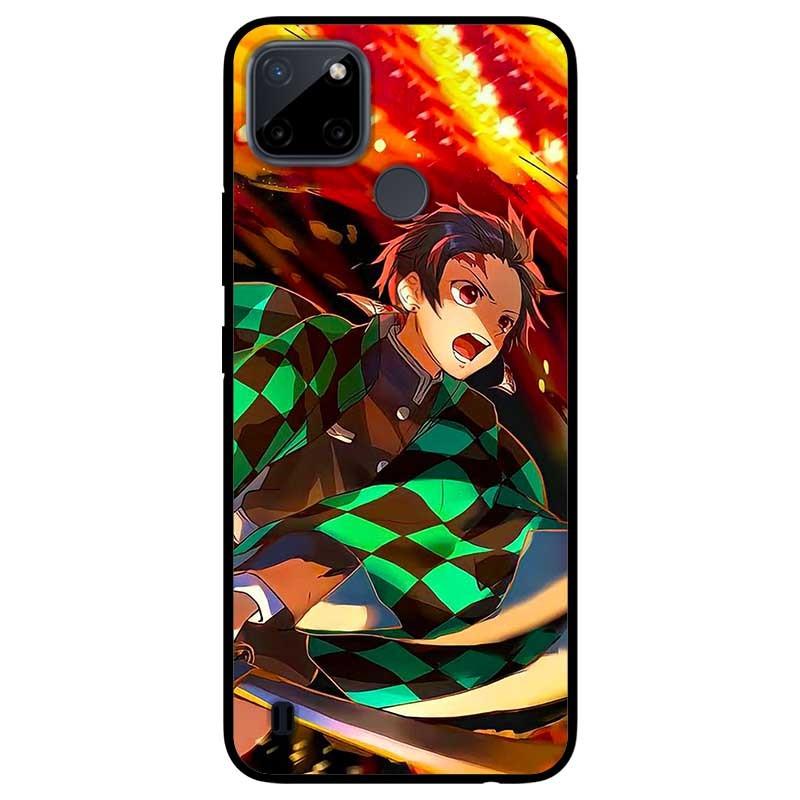 Ốp lưng dành cho Realme C21Y - Realme C25Y mẫu Anime Áo Sọc Xanh