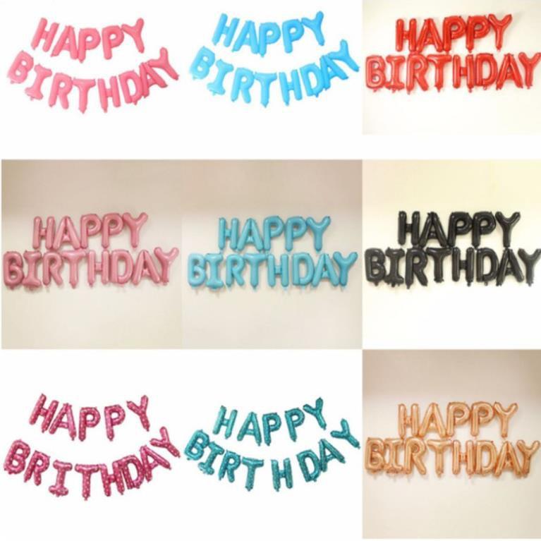 Bộ bóng chữ Happy Birthday