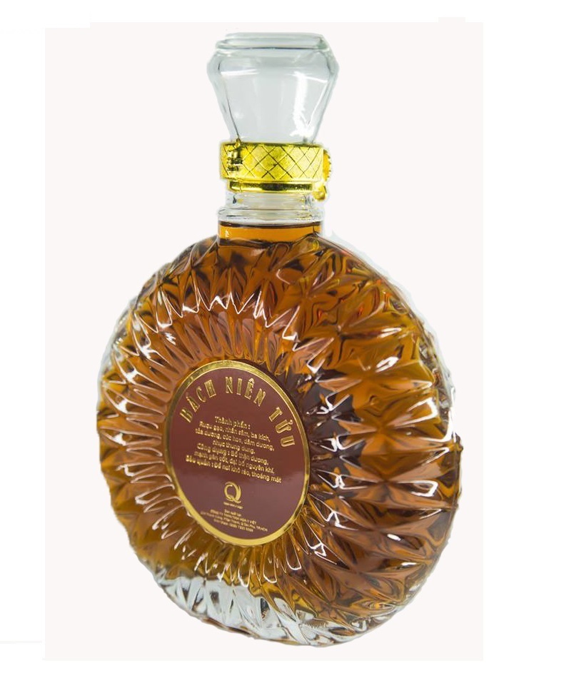 Combo 2 chai Thủy Tinh đựng rượu loại XO 500ML - Chai thủy tinh 500ml, bình thủy tinh 500ml pha lê trong suốt