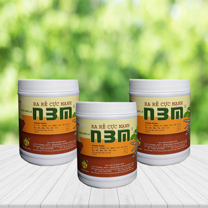 Combo 3 hủ phân bón lá N3M kích thích ra rễ 500g - Root Stimulator