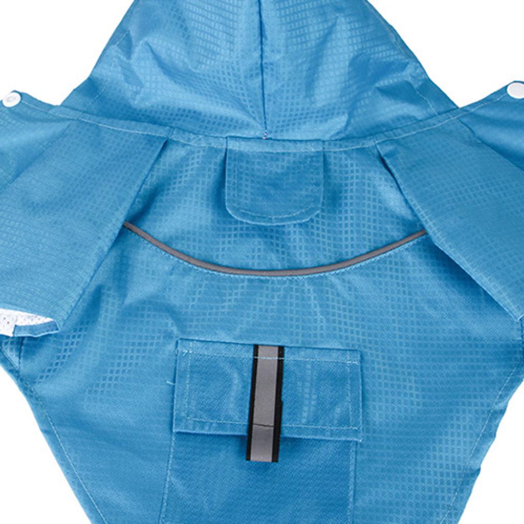 Fashion Pet Dog Waterproof Raincoat Hooded Jacket For Dogs Puppy