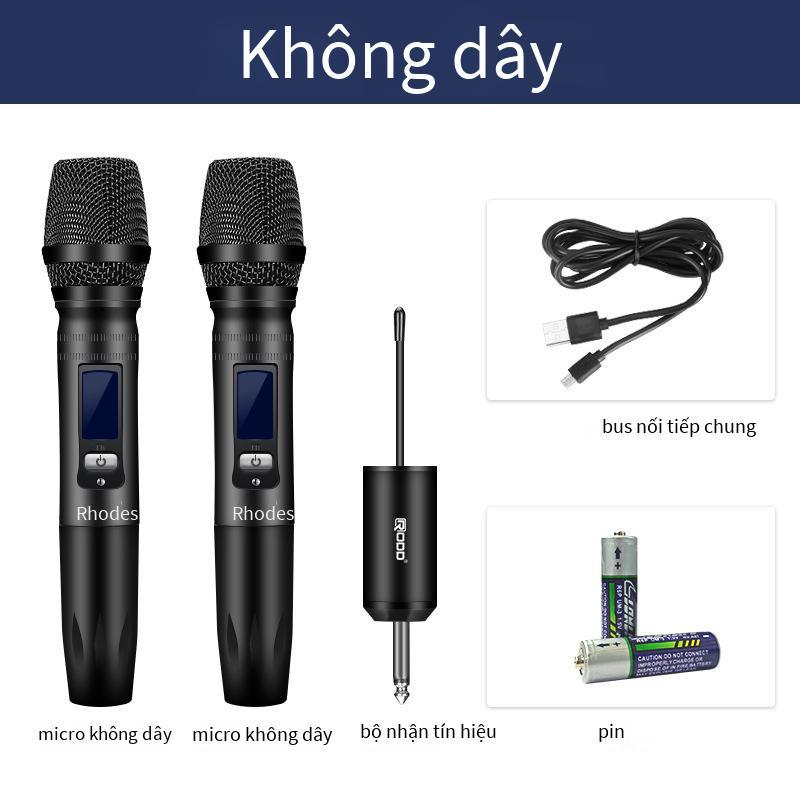 Micro cầm tay không dây đa năng thuận lợi nhất U-segment FM hội nghị máy tính gia đình bộ khuếch đại công suất micro không dây âm thanh ngoài trời
