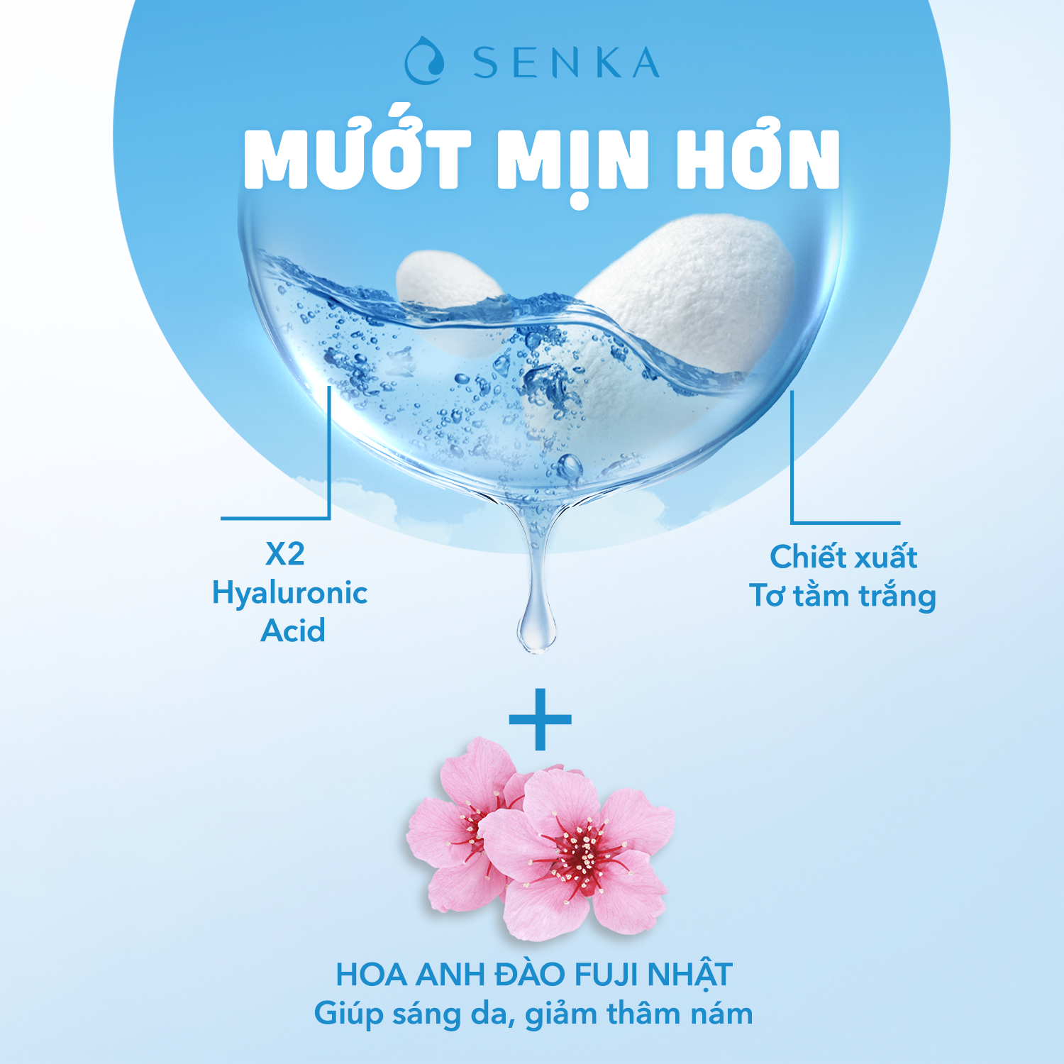 Nước tẩy trang SENKA A.L.L. CLEAR WATER Micellar Formula White 230ml