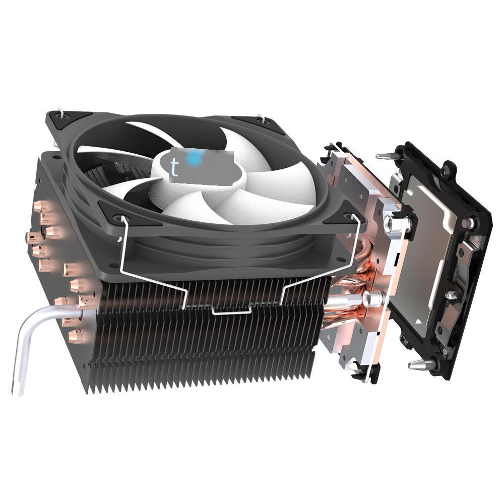 Bộ tản nhiệt tùy chỉnh làm mát bằng không khí CPU nền tảng 3647 phong cách mới nhất, sáu ống đồng để tản nhiệt nhanh, sản phẩm tùy chỉnh