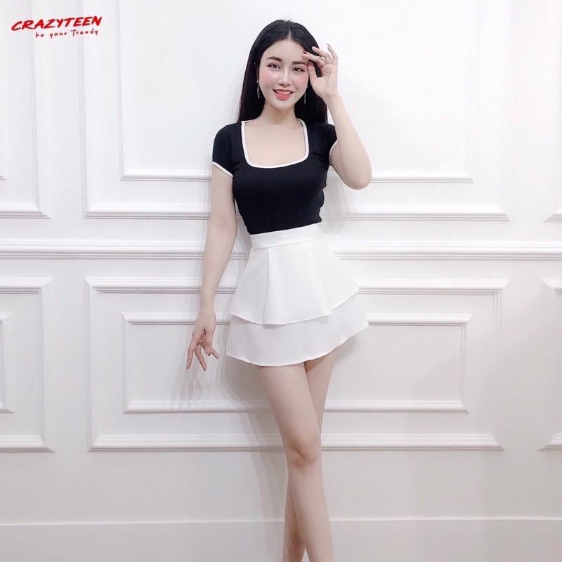 Chân váy hai tầng chất siêu đẹp