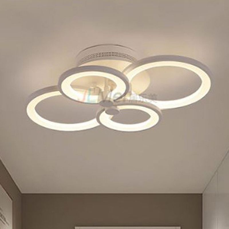Đèn trần LED mâm 3 màu ánh sáng 4 cánh có điểu khiển từ xa LIGHTING