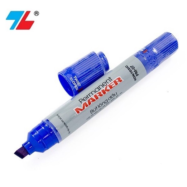 Hộp 10 cây bút lông dầu 2 đầu Thiên Long PM-07 I Bút dạ dầu không xóa dược