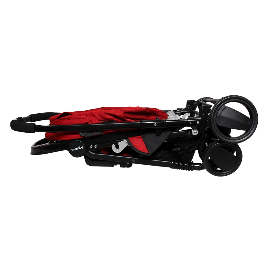 Xe Đẩy Trẻ Em 2 Chiều Seebaby T11-Red (Đỏ) - Mẫu Mới 2017